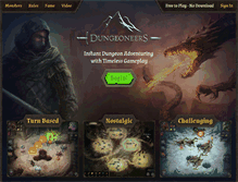 Tablet Screenshot of dungeoneers.com